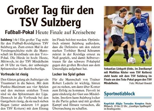 2008-09-03 - TSV Sulzberg Pokalfinale Mindelheim - AZ